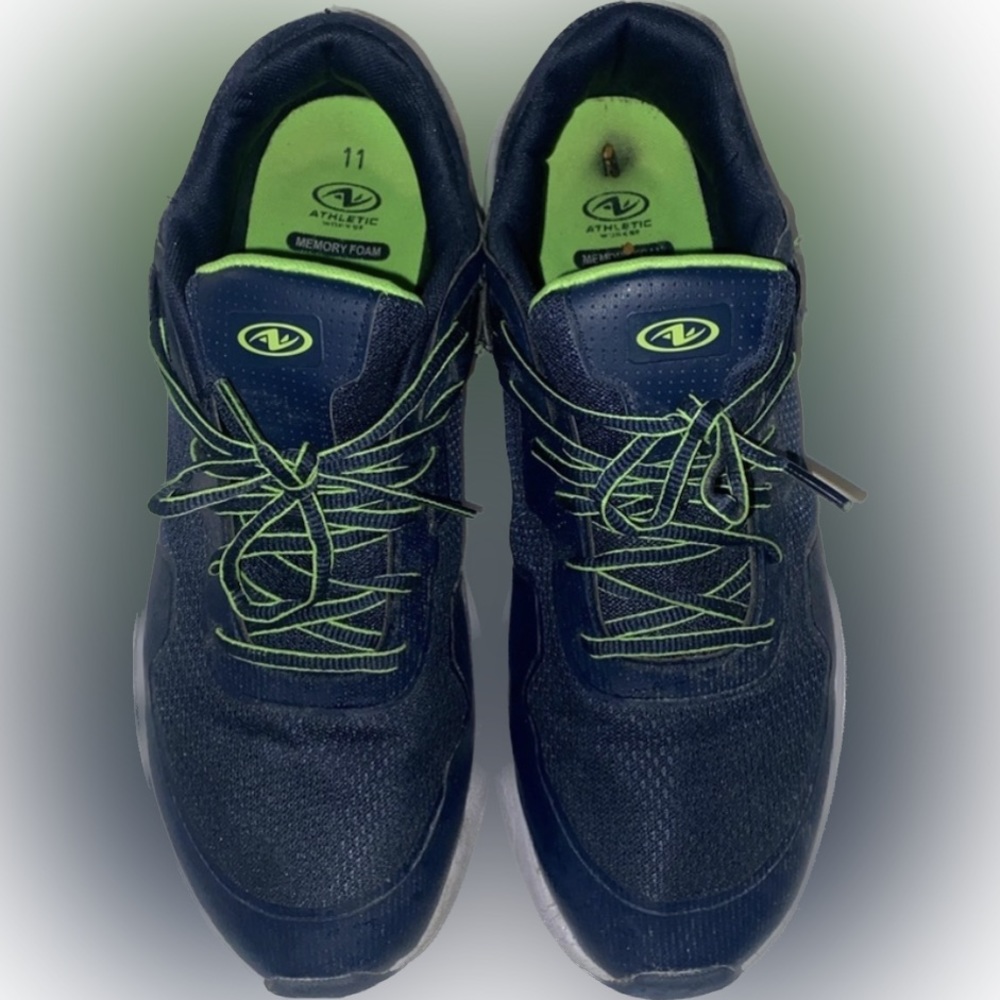 Mens Athletic Memory Foam Shoes Size 11